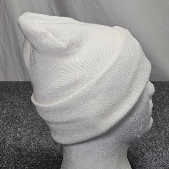 Carhartt Beanie White Shamrock 1889 Patch Knit Cuffed Hat St Patricks Day - Picture 2 of 5